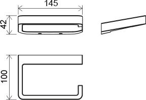 Ravak Держатель для туалетной бумаги TD 400.00